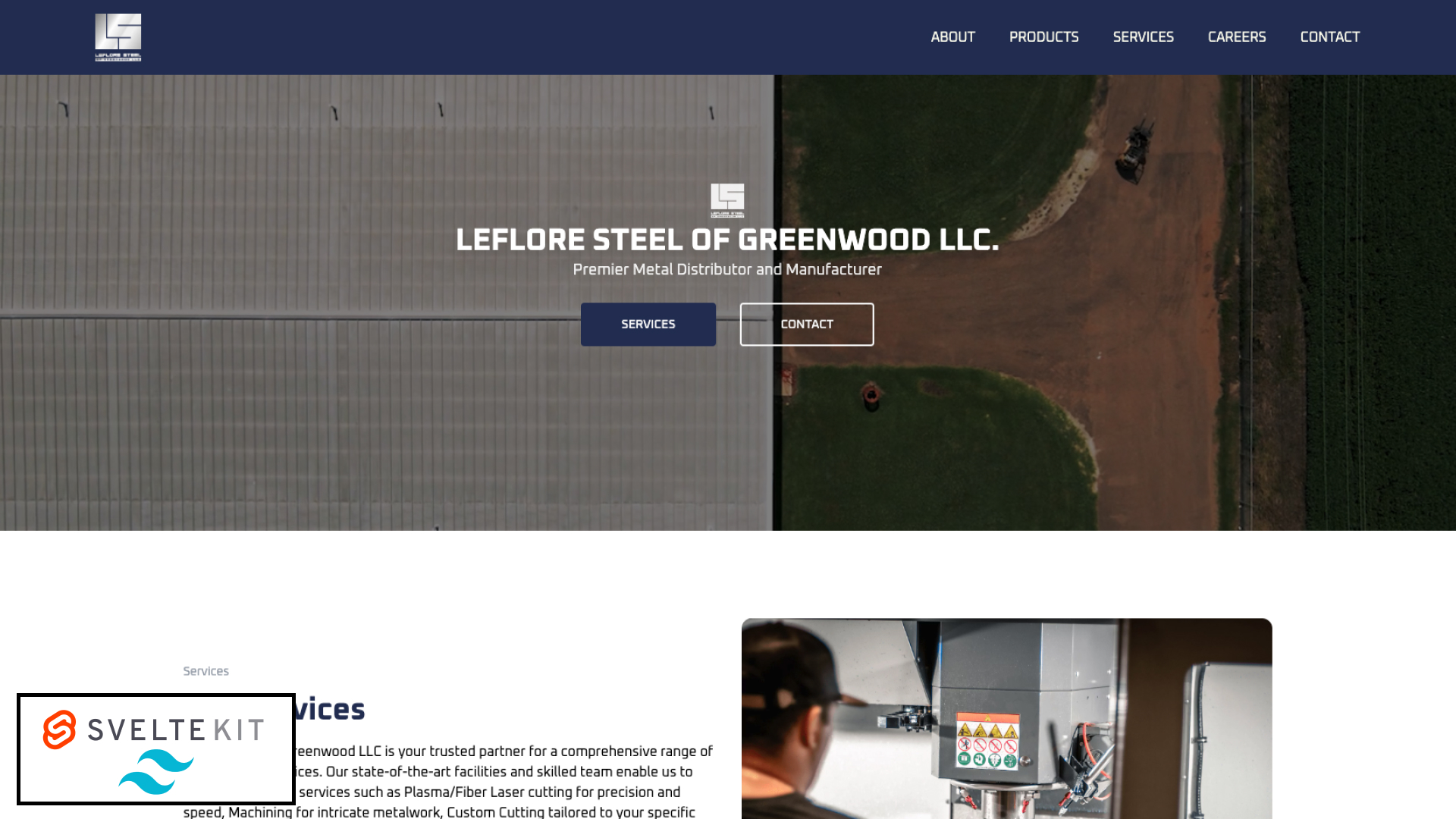 Leflore Steel of Greenwood Website